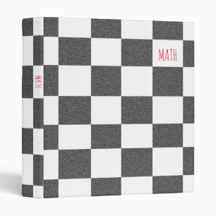 Chequered School Binder