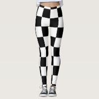 Chequered squares black and white geometric retro 