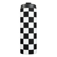 Chequered squares black and white geometric retro