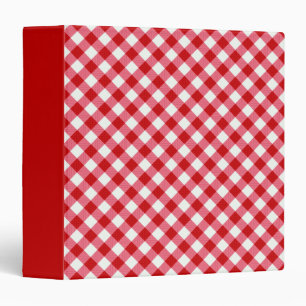 chequered tartan plaid classic red white texture. binder
