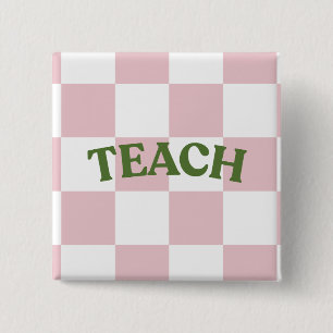 Chequered “Teach” Button