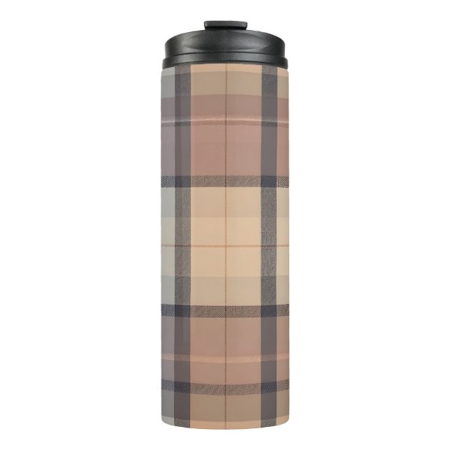 Chequered Thermal Tumbler (Front)