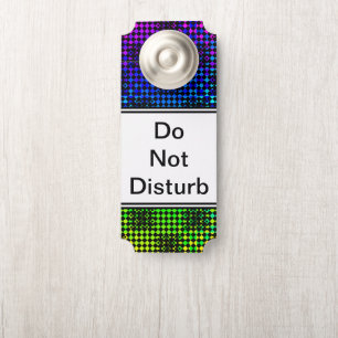 Chequered Twist by Kenneth Yoncich Door Hanger