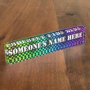 Chequered Twist by Kenneth Yoncich Nameplate
