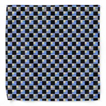 Chequered Uruguay Flag Pattern
