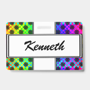 Chequered Wheels by Kenneth Yoncich Badge