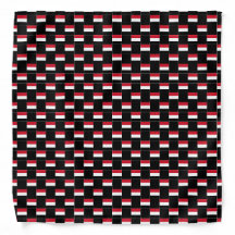 Chequered Yemen Flag Pattern