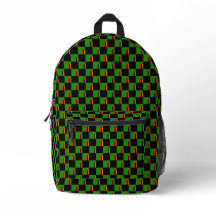 Chequered Zambia Flag Pattern