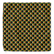 Chequered Zimbabwe Flag Pattern