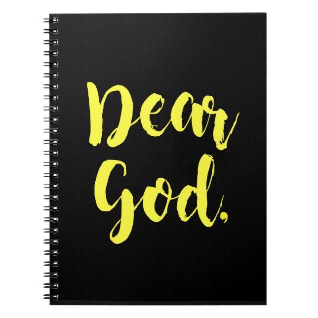 Cher journal de Dieu (noir/yel) (Devant)
