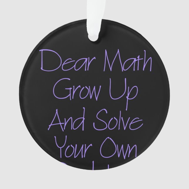 Cher Math Augmente Et Résoudre Votre Propre Problè (devant)