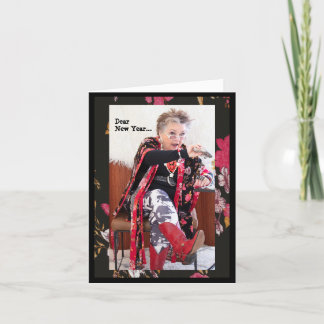 Cher Nouvel An, je vous en supplie Carte de vœux