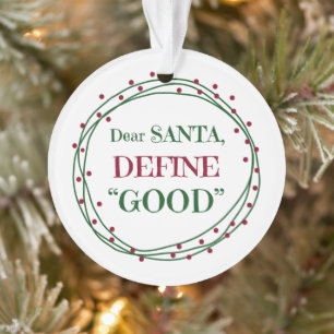 Cher Père Noël, définir le bien drôle