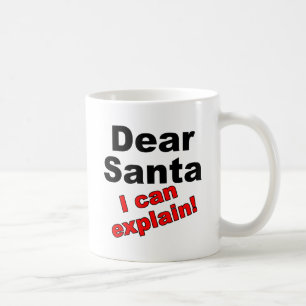 Cher Père Noël Mug Drôle