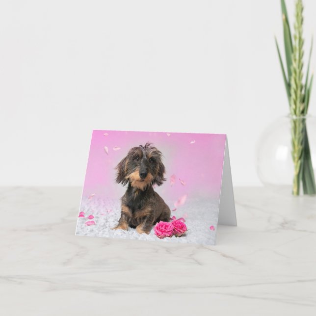 Cher Teckel Carte (Devant)