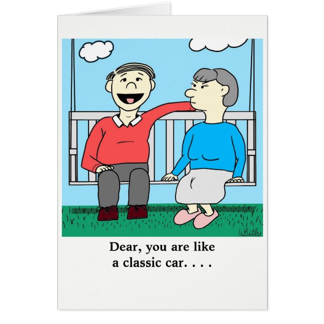 Cher vous êtes comme une voiture classique (Devant)