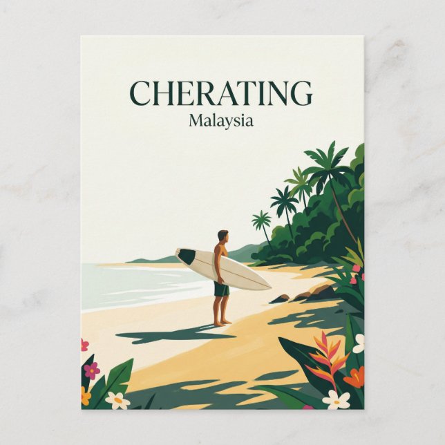 Cherating Malaysia Postcard (Front)