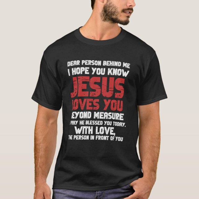 Chère personne derrière moi Sweat - shirt à capuch (Devant)