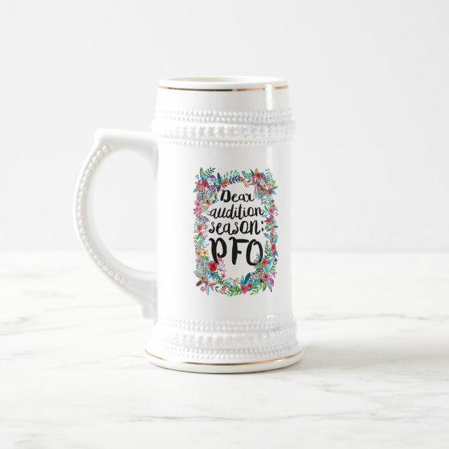 Chère saison d'audition : PFO stein ou mug (Gauche)