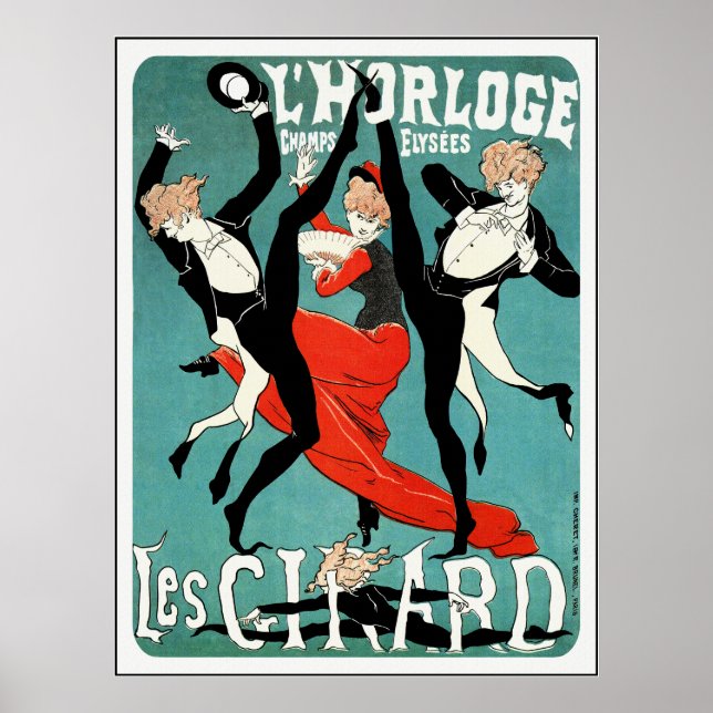 Cheret Art Nouveau Poster : Les Girard (Devant)