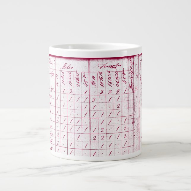 Chéri. John Adams, 2ème président, 20oz. Tasse (Devant)