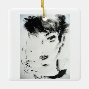 Cherie Ceramic Ornament