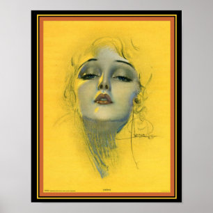 "Cherie" Déco Imprimer- Rolf Armstrong (1929) 11 x