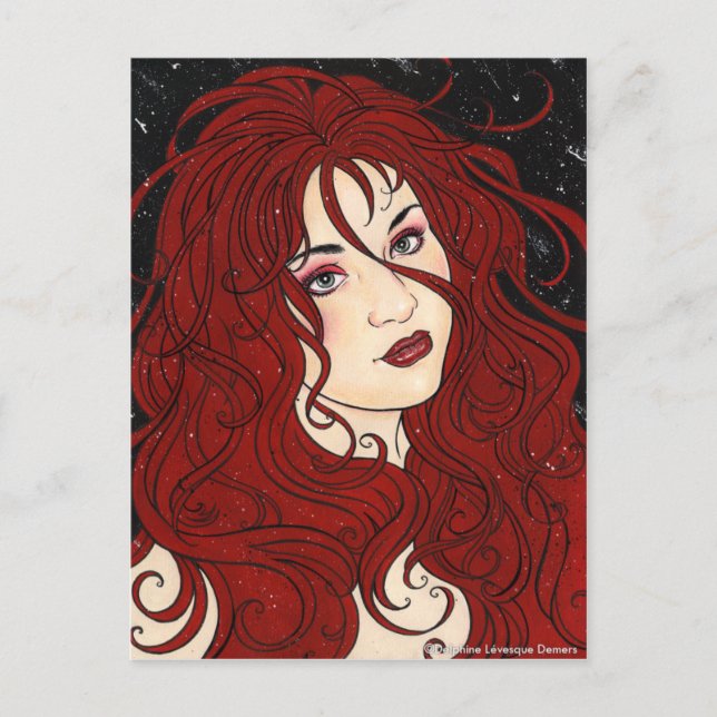 Cherie Pinup Postcard (Front)