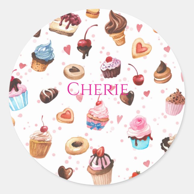 cherie sticker  (Front)