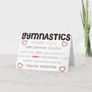 Cherish Gymnastics Card