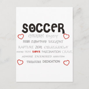 Cherish Soccer Postcard