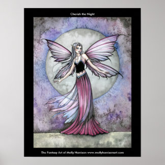 Cherish the Night Fairy Poster by Molly Harrison