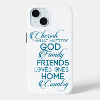 Cherish What Matters Teal