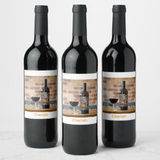 Cherish Wine Label