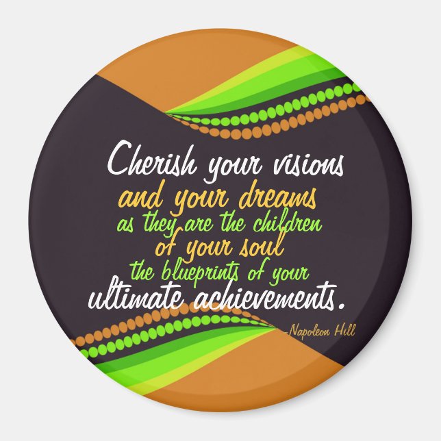Cherish Your Dream Inspirational Magnet (Front)