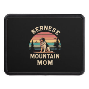 Cherish Your Love: Bernese Mountain Dog Mom Trailer Hitch Cover