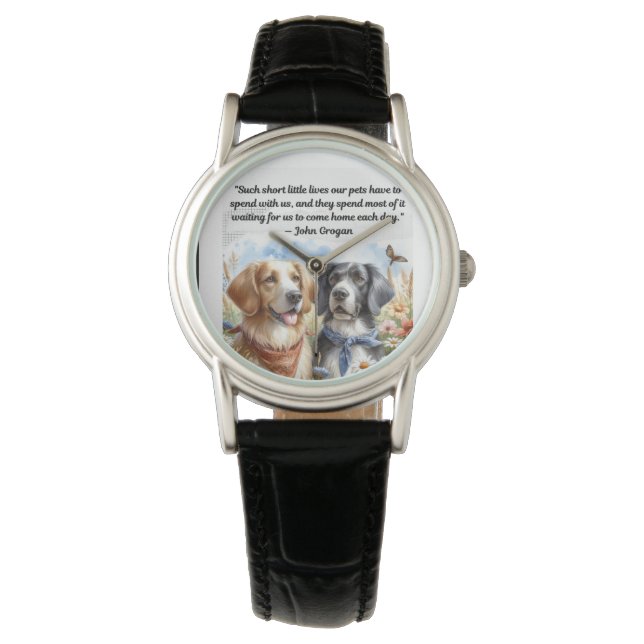 Cherished Companions Floral Pet Watch (Front)