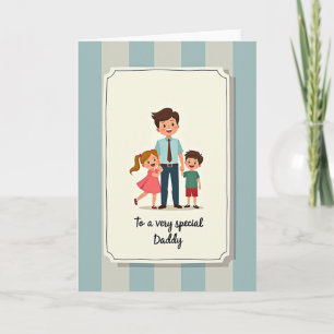 Cherished Fathers Day Art Card