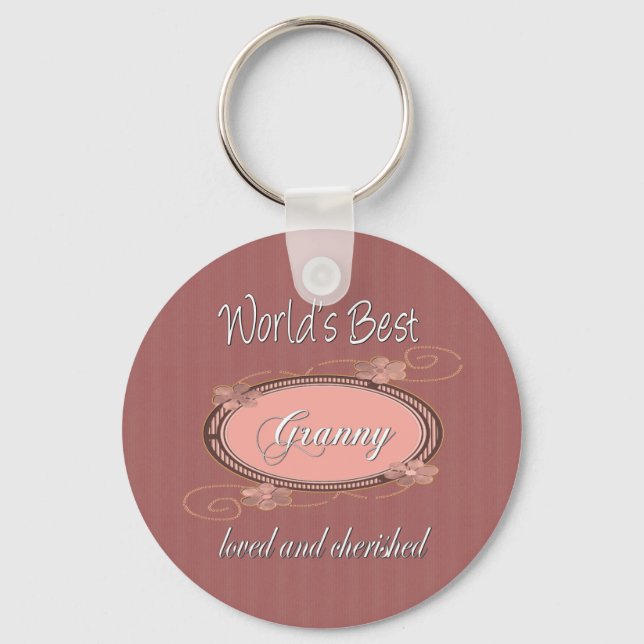 Cherished Granny Keychain (Front)