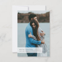 Cherished Moment Modern Engagement Announcement
