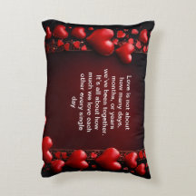 Cherished Moments: First Anniversary Accent Pillow