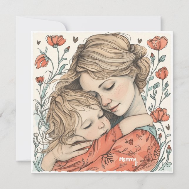 Cherished Mommy: Special Greetings Holiday Card (Front)