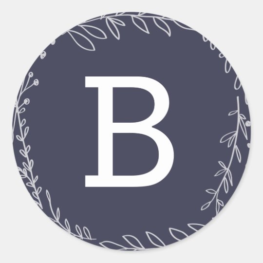 Cherished | Monogram Holiday Stickers