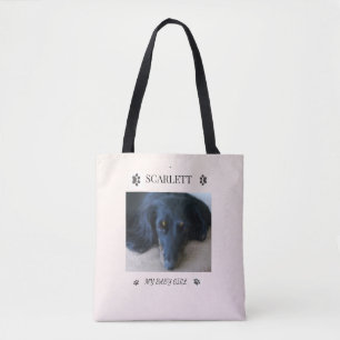 Cherished Paw Print Companion Tote Bag