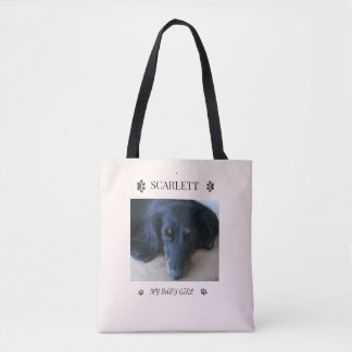 Cherished Paw Print Companion Tote Bag