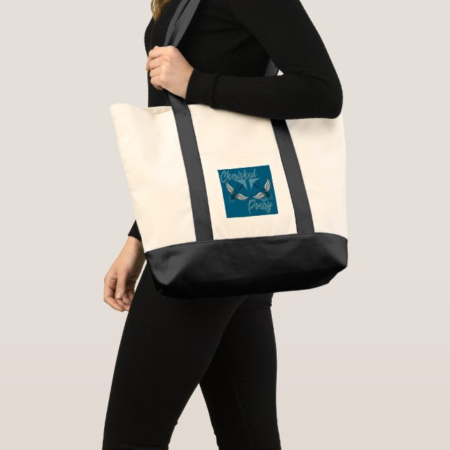 Cherished Poetry Tote Bag (Front (Product))