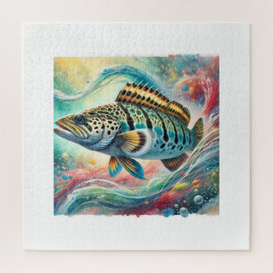 Cherna Portrait 260824AREF110 - Watercolor Jigsaw Puzzle