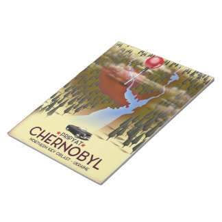 Chernobyl, Pripyat, ukraine Travel print Notepad