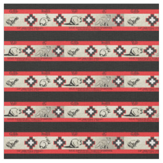 Cherokee animals 2 fabric