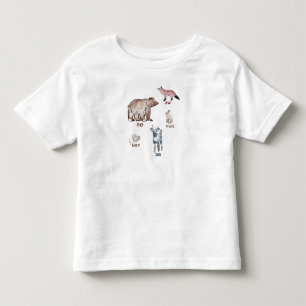 Cherokee animals  toddler t-shirt